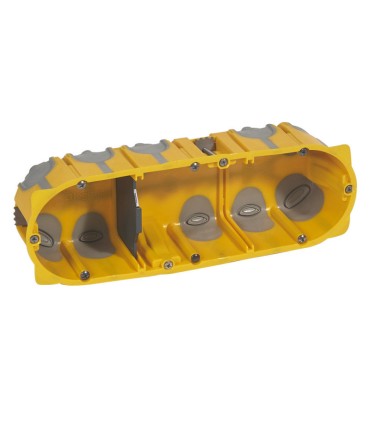 Boîte multipostes Ecobatibox 3 postes profondeur 50mm