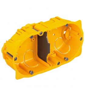 Boîte à encastrer Batibox plaque de plâtre 2 postes profondeur 40mm