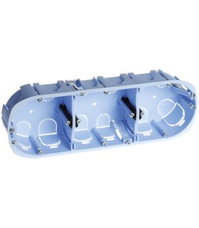 Boîte placo triple Ø 67mm Profondeur 50