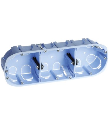 Boîte placo triple Ø 67mm Profondeur 50