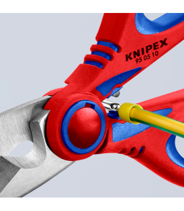 Ciseaux d’électricien 160mm - Gainage bi-matière - Tranchant en inox