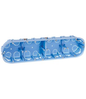 Boîte placo 4 postes ø 67mm Prof.40