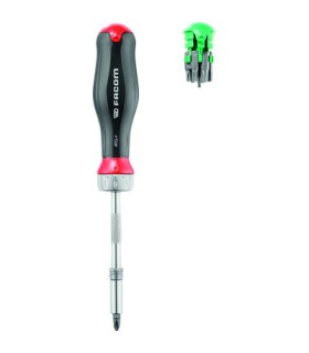 Tournevis porte embouts à cliquet PROTWIST + 15 embouts de vissage