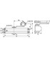 Ferme Porte GR010 Force 3 Bras Standard Argent