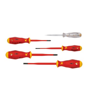 Sélection de 5 tournevis isolé SLIM